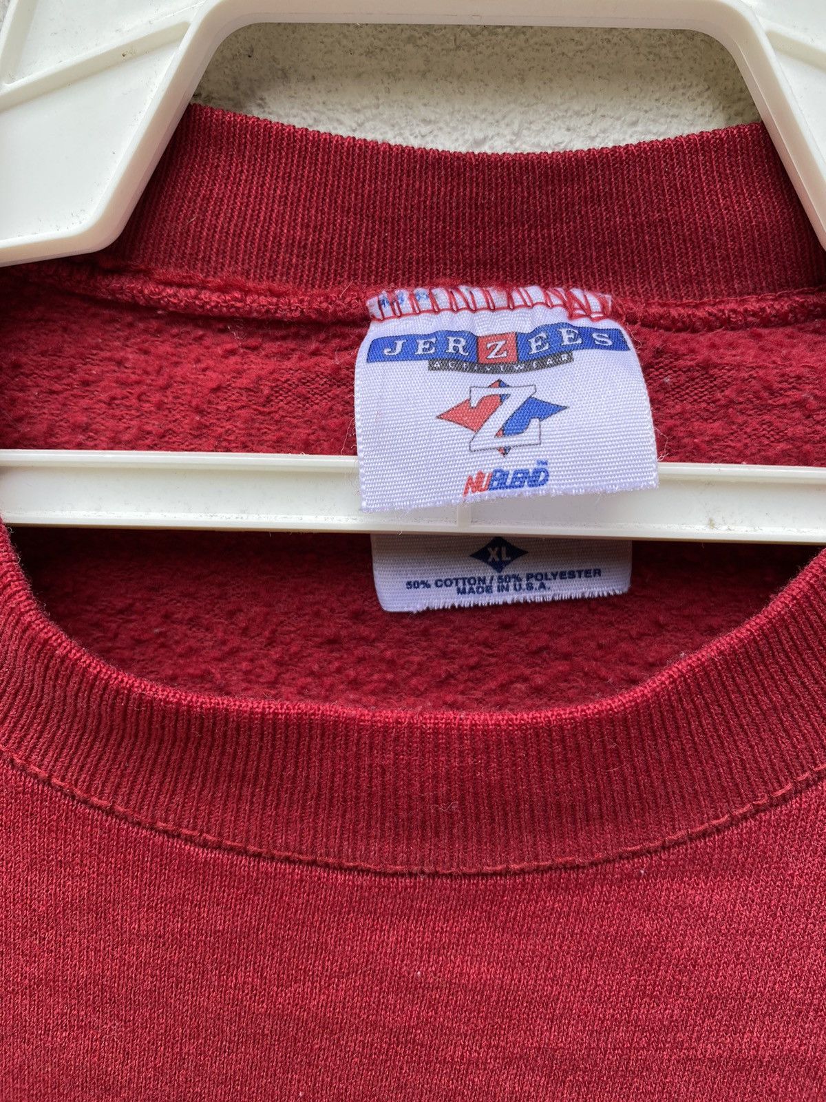 Vintage Vintage 90s sweatshirt plain Size US XL / EU 56 / 4 - 3 Thumbnail