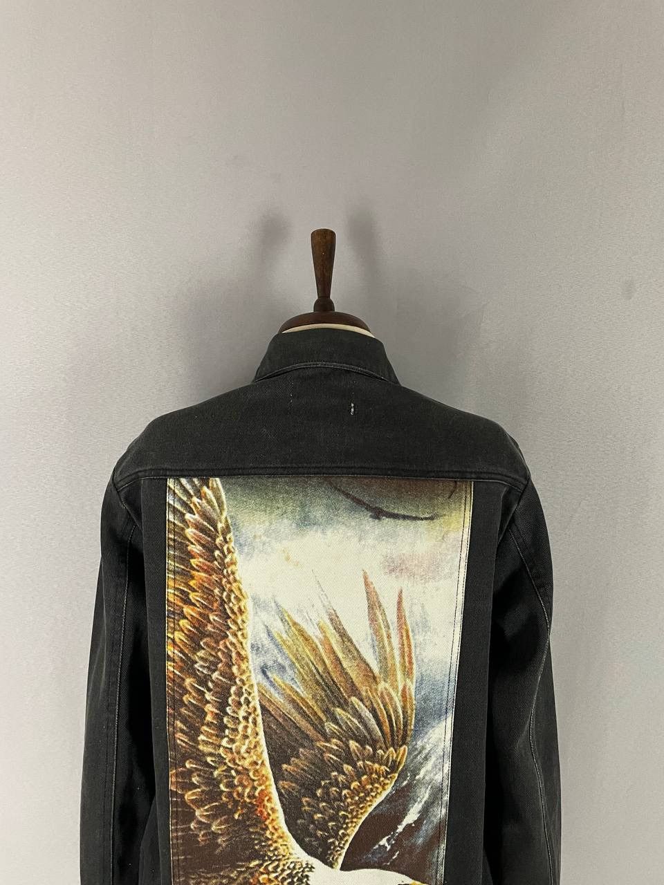 Stussy Stussy Denim Grey Jacket Eagle Size US L / EU 52-54 / 3 - 10 Thumbnail