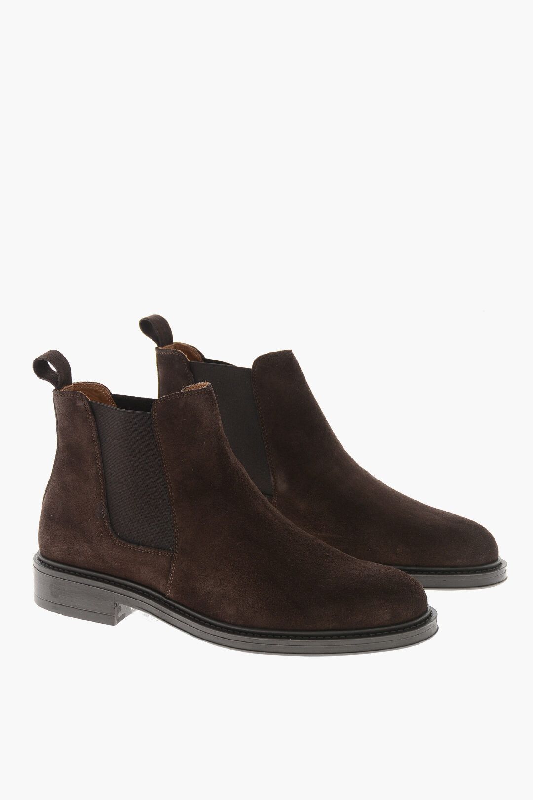Testoni og1mm0226 Suede Chelsea Boots in Brown Size US 12 / EU 45 - 2 Thumbnail