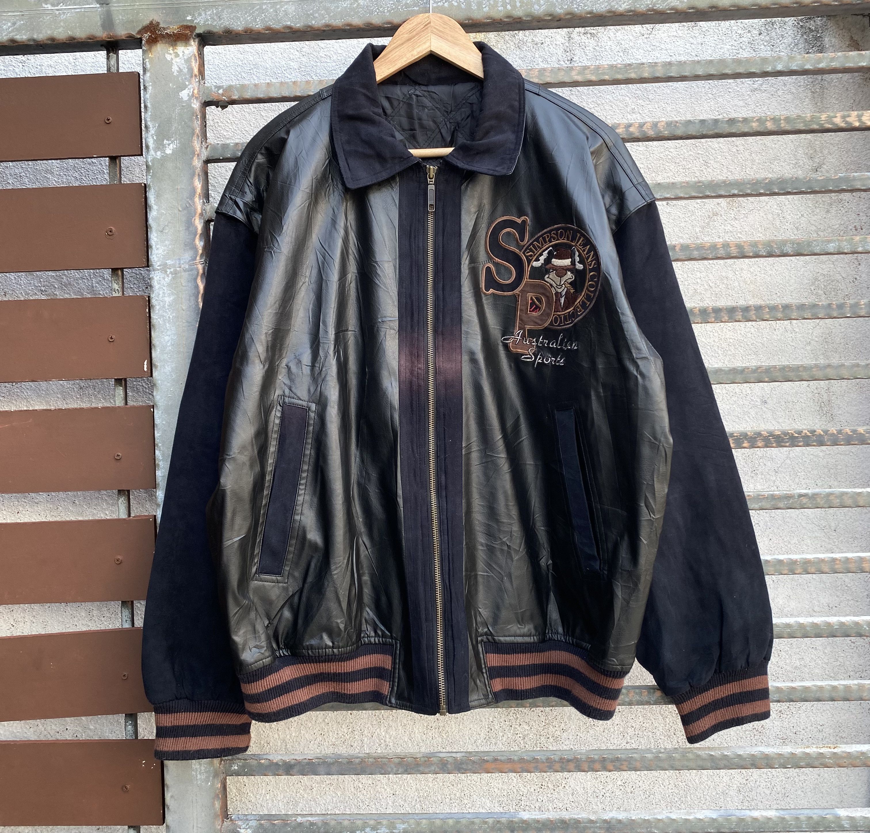 Simpson Australian Sports Suede Sleeve Varsity