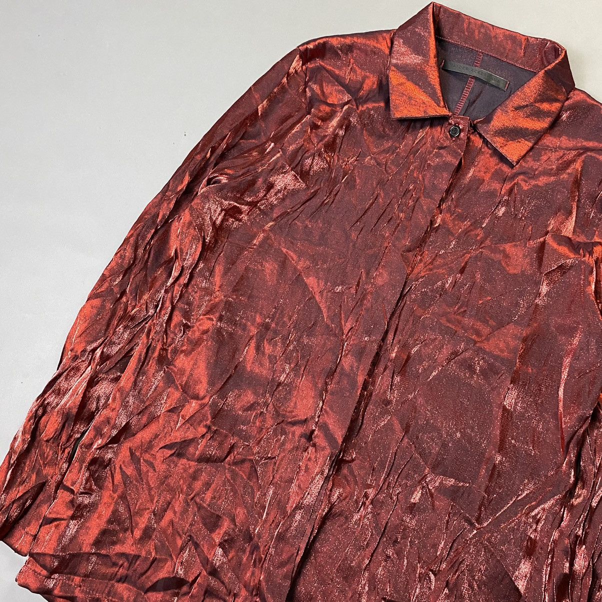 Haider Ackermann Haider Ackermann - Sparkling Silk Shirt Size S / US 4 / IT 40 - 4 Thumbnail