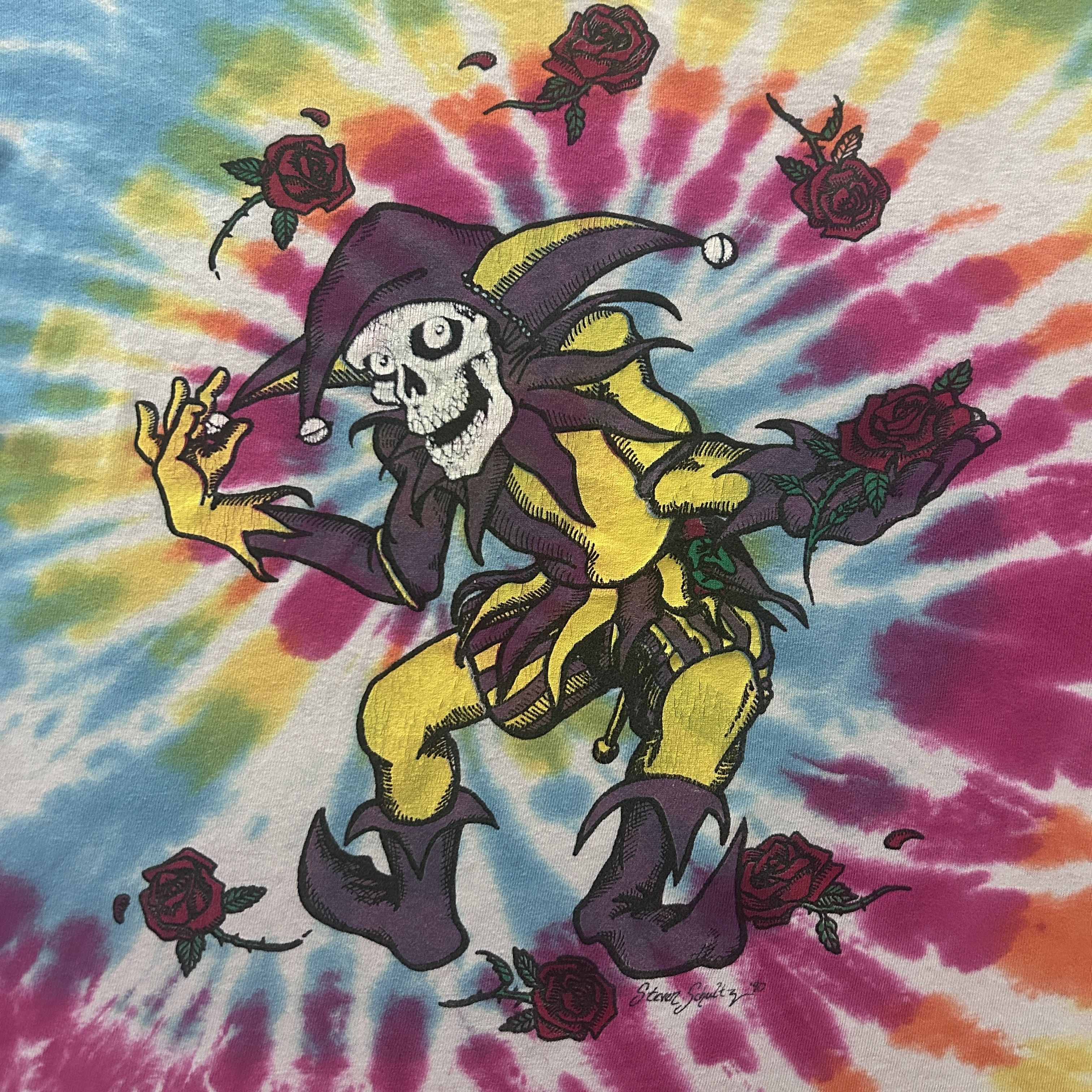 Band Tees Vintage Grateful Dead Joker 90's Band T-shirt Size US XL / EU 56 / 4 - 2 Thumbnail