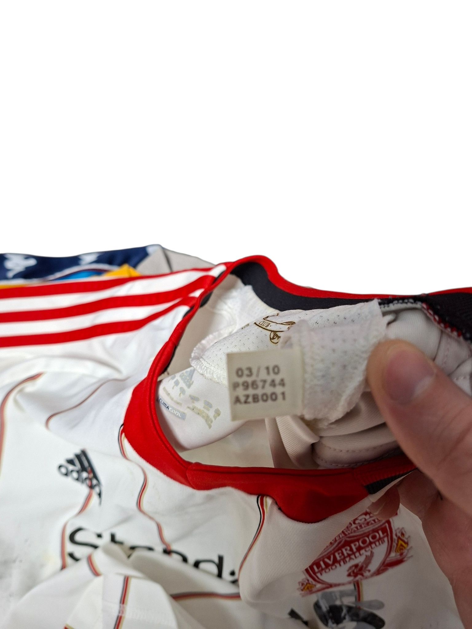 Adidas JOE COLE LIVERPOOL ADIDAS VINTAGE 2010/2011 SOCCER JERSEY Size US L / EU 52-54 / 3 - 8 Thumbnail