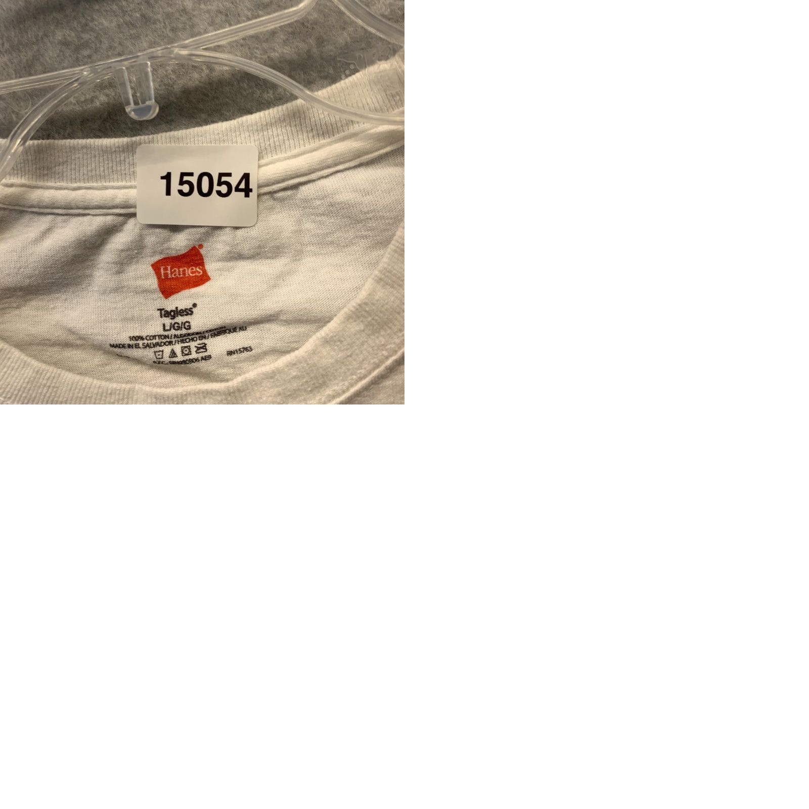 Hanes VINTAGE Demolition Man Shirt Hanes Mens Large White T-Shirt Funny Casual 2020s Man White Logo Crew Neck Short Sleeve Size US L / EU 52-54 / 3 - 9 Thumbnail