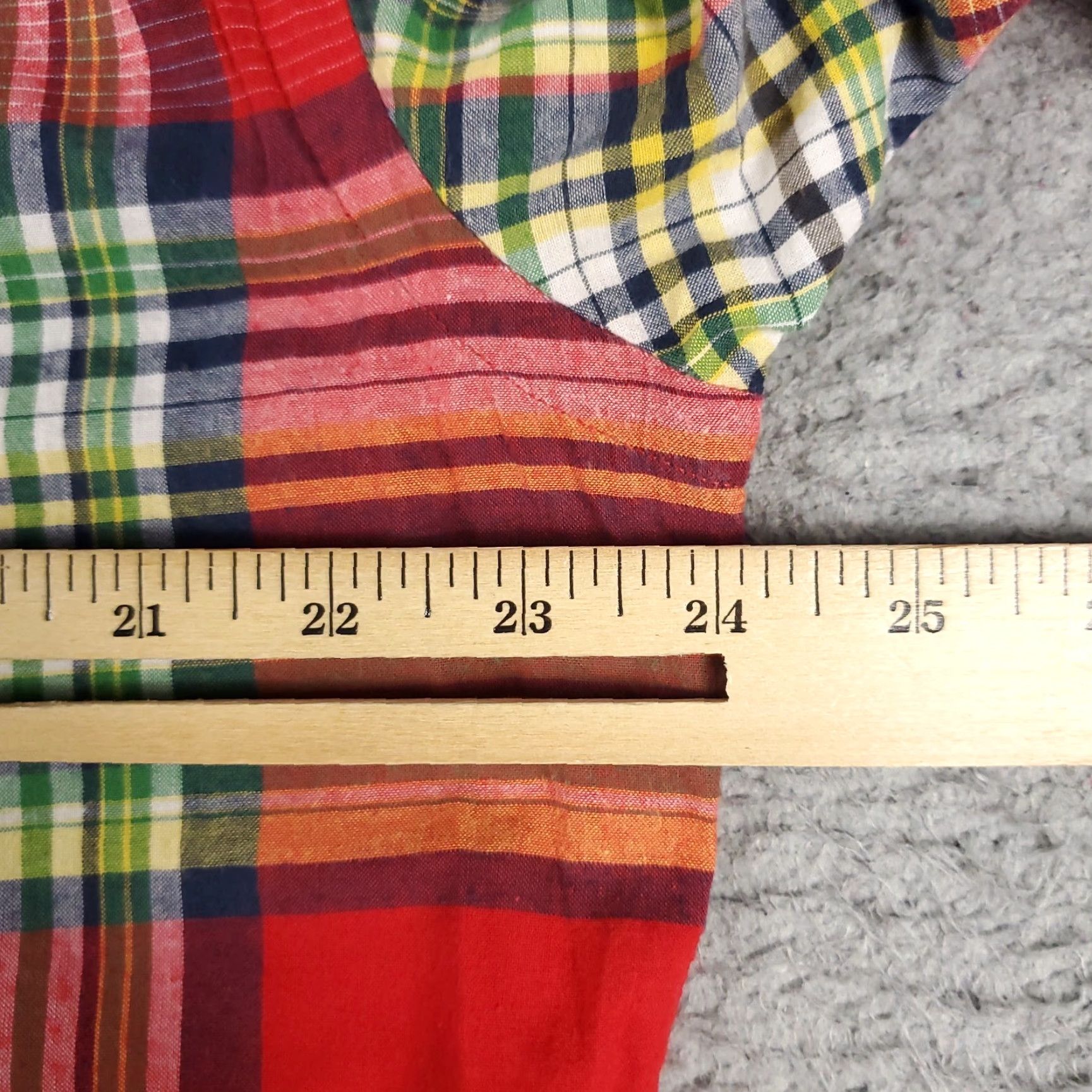 Ralph Lauren Ralph Lauren Shirt Mens Large Red Plaid Button-Up Long Sleeve Casual Business Formal Party/Cocktail Workwear Size US L / EU 52-54 / 3 - 5 Thumbnail
