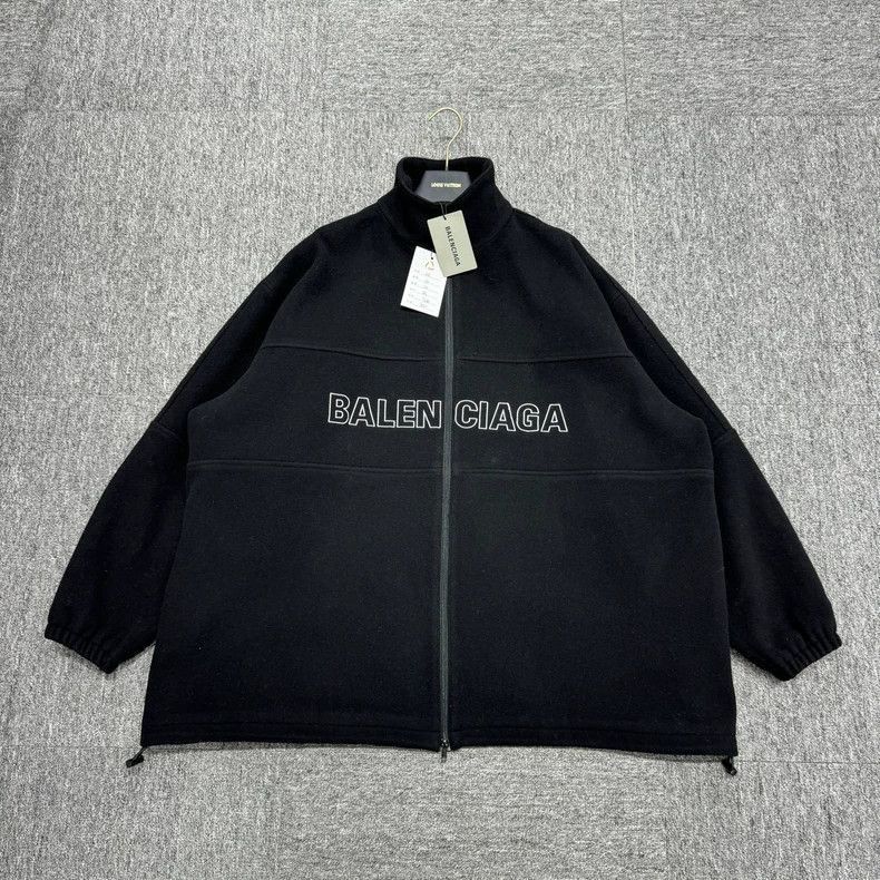 Balenciaga Balenciaga lamb wool logo submachine jacket-2506 Size US L / EU 52-54 / 3 - 1 Thumbnail