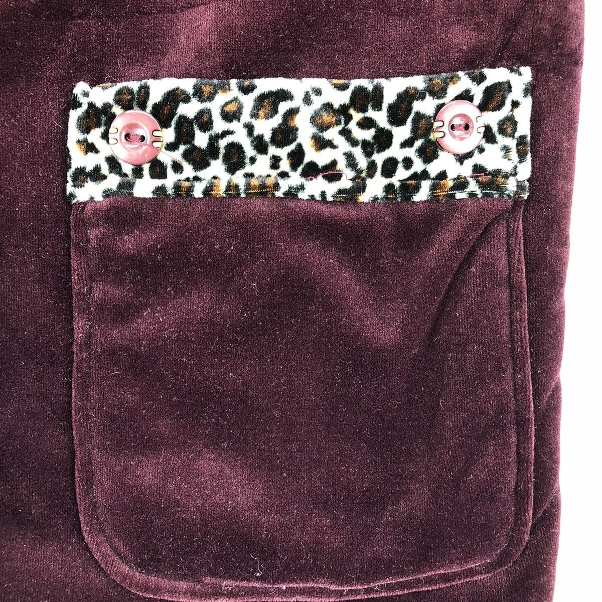 Japanese Brand Vintage 90's Velvet Leopard Women Vest by Drellous Life Size S / US 4 / IT 40 - 10 Thumbnail
