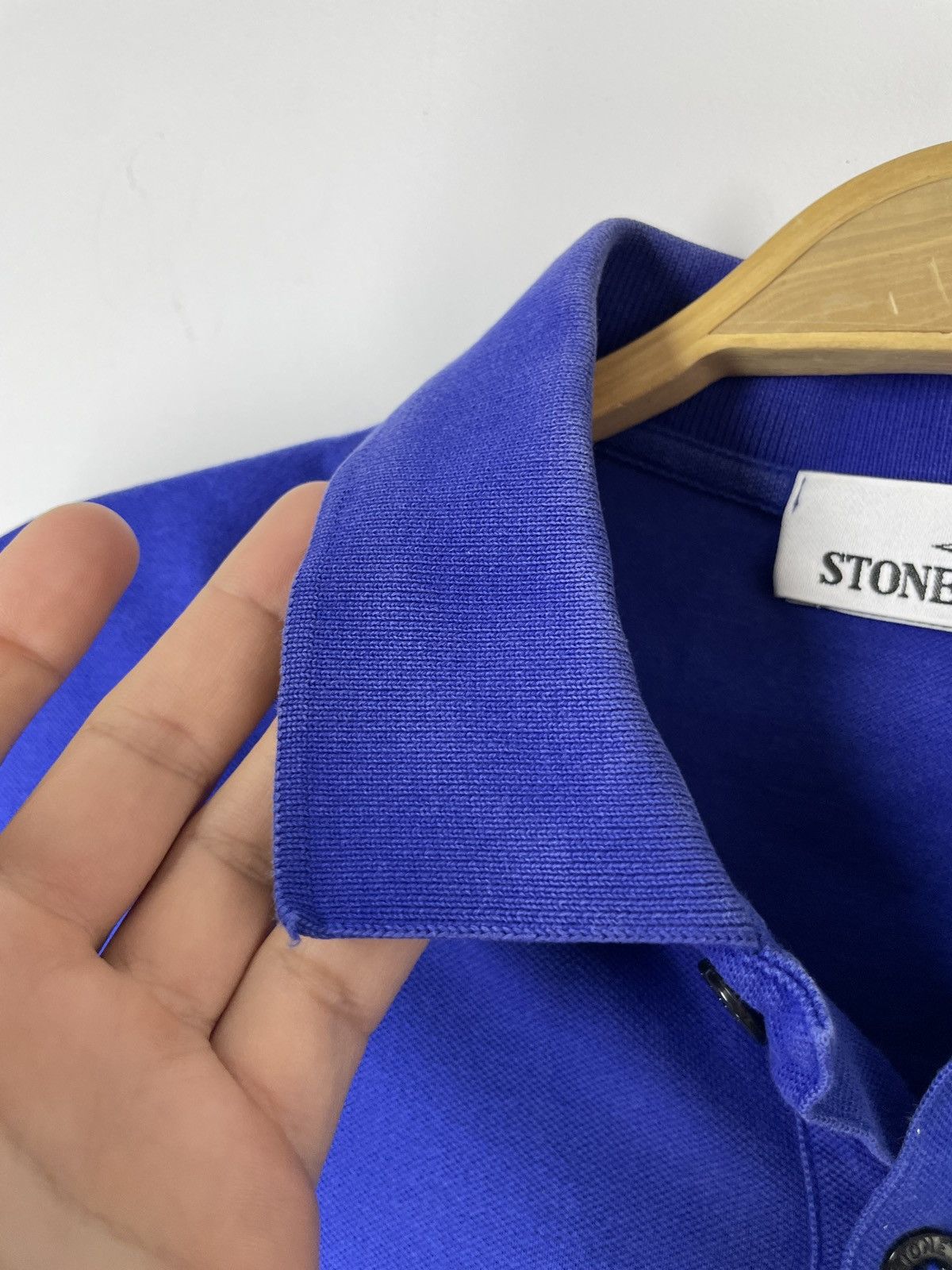 Stone Island Stone island Blue Polo patch program compass Size US M / EU 48-50 / 2 - 6 Thumbnail