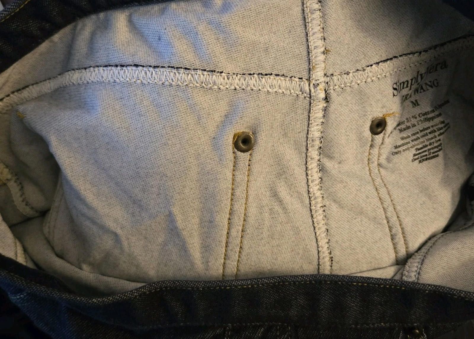 Other Vera Wang "Jeans" Flared Jeggings Womens Medium Elastic Wais Size 32" / US 10 / IT 46 - 8 Thumbnail