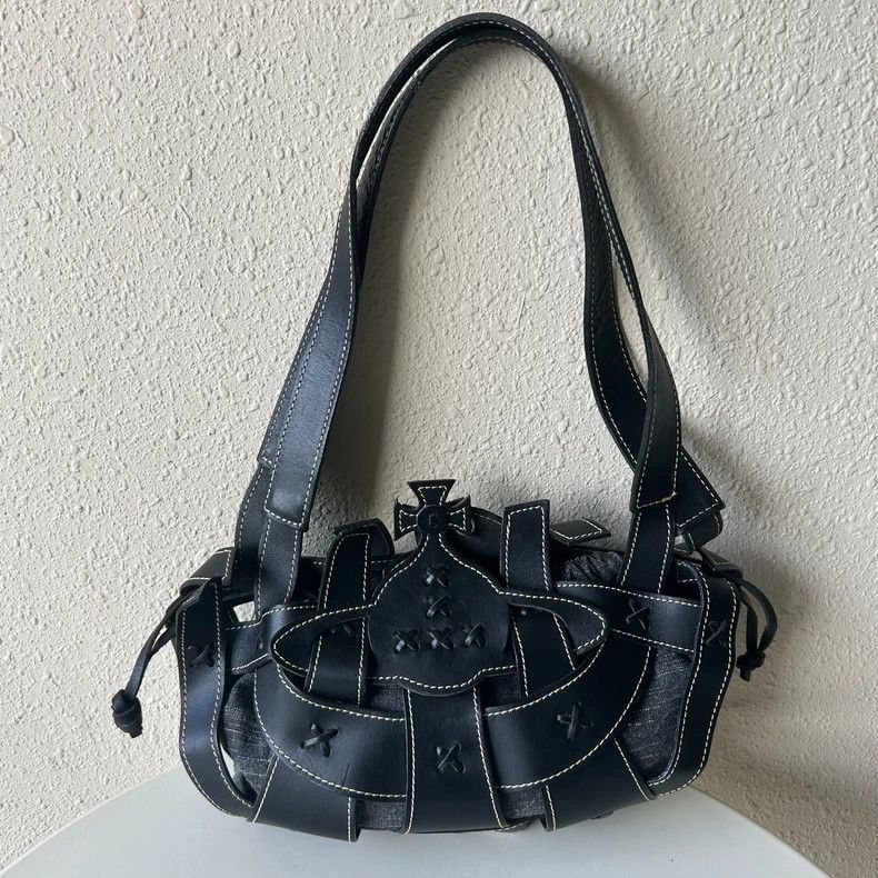 Vivienne Westwood Vivienne Westwood size os Vintage Saturn woven crossbody ba Size ONE SIZE - 3 Thumbnail