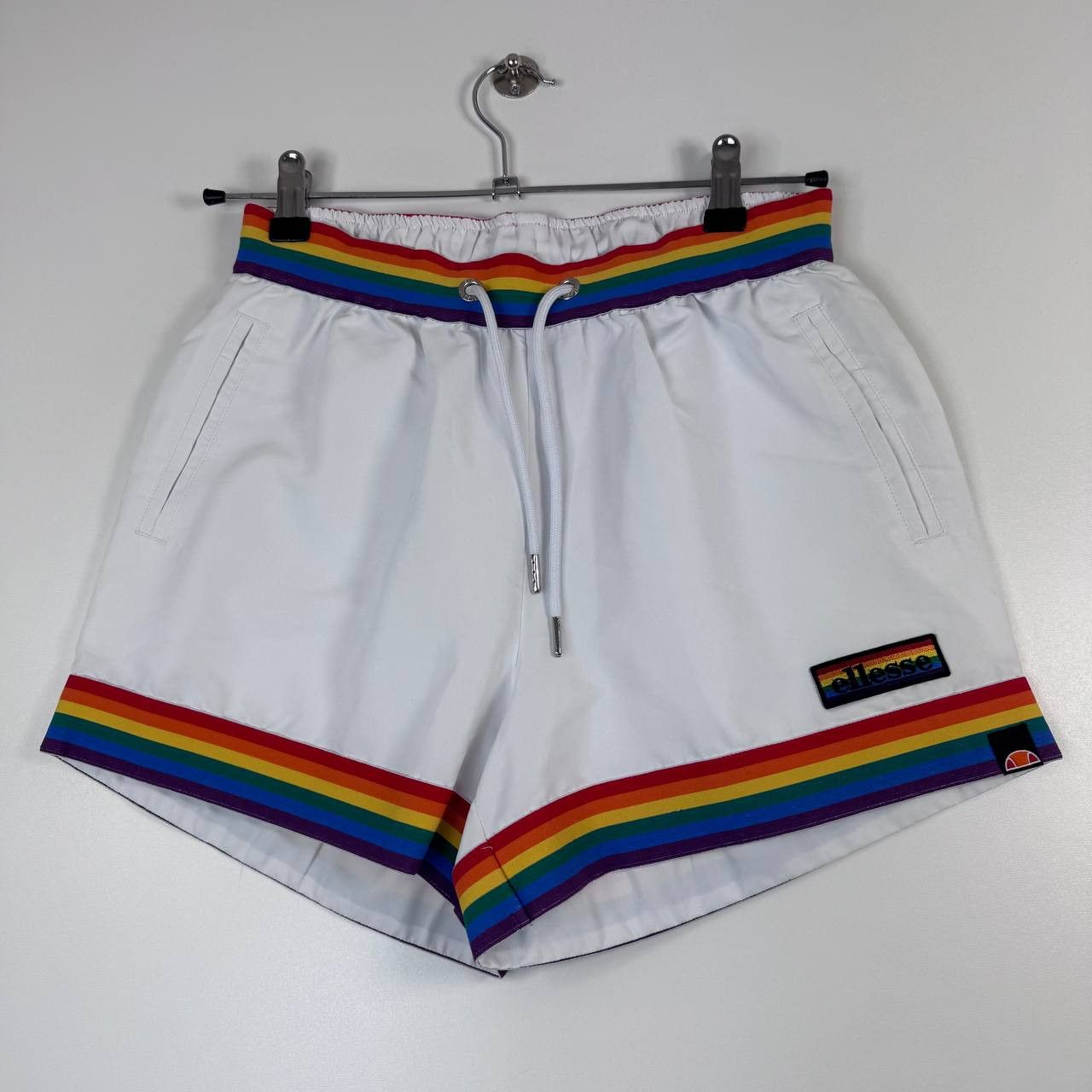 Ellesse Ellesse Rainbow Swim Shorts Pride White Beach Women Size M Size 32" / US 10 / IT 46 - 1 Thumbnail
