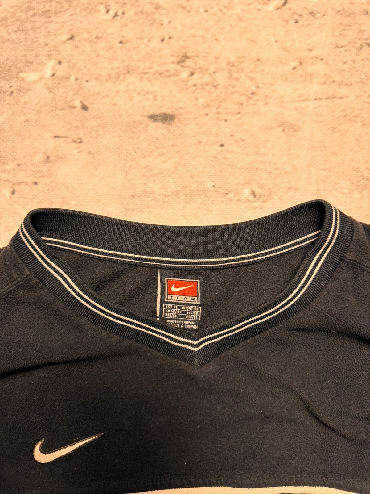 Nike × Vintage NIKE VINTAGE TEDDY CENTER LOGO OVERSIZE BOXY SWEATSHIRT Size US XL / EU 56 / 4 - 5 Thumbnail
