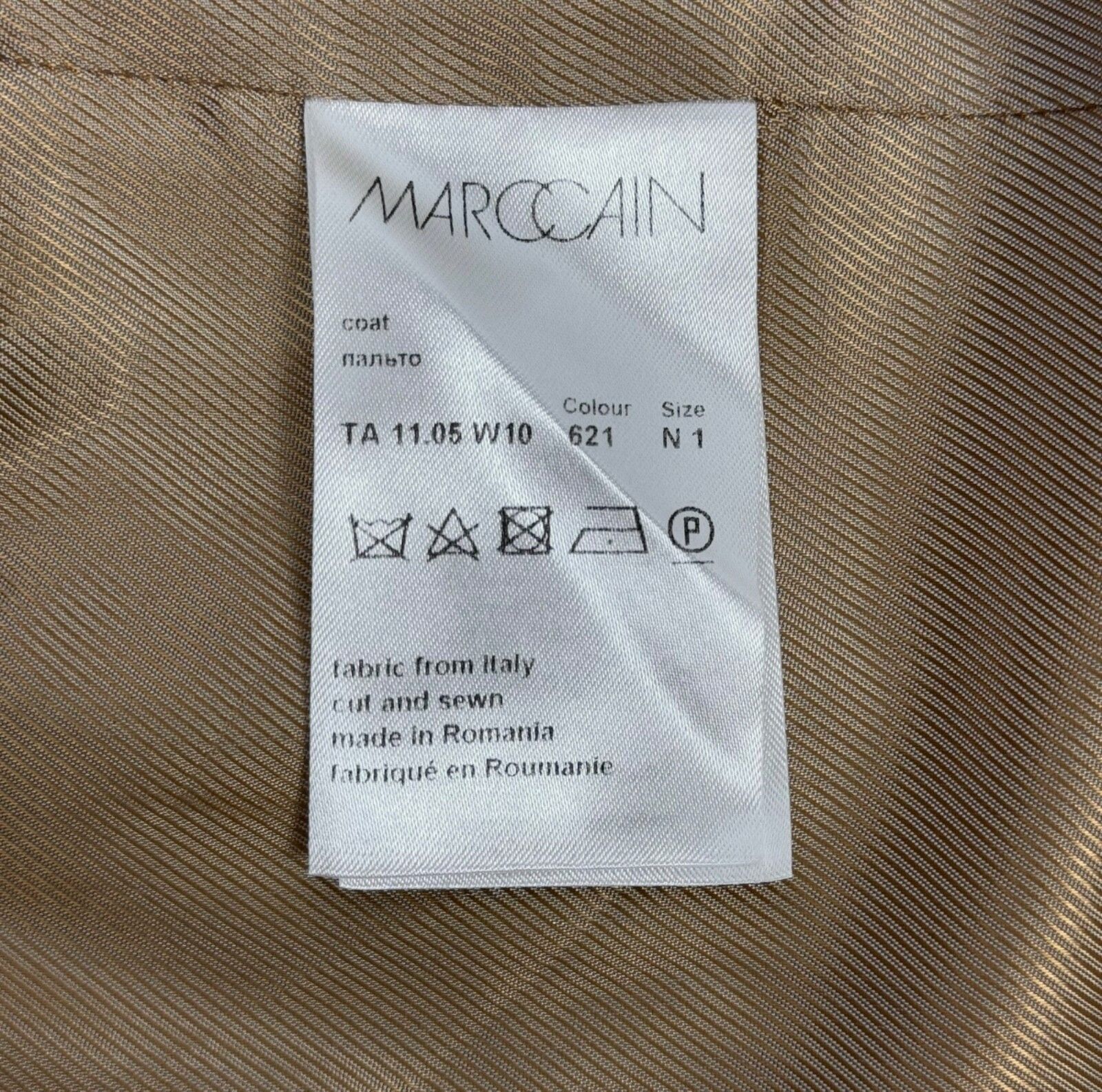 Other Marc Cain Alpaca Wool Camel Coat size 1 Size S / US 4 / IT 40 - 14 Thumbnail
