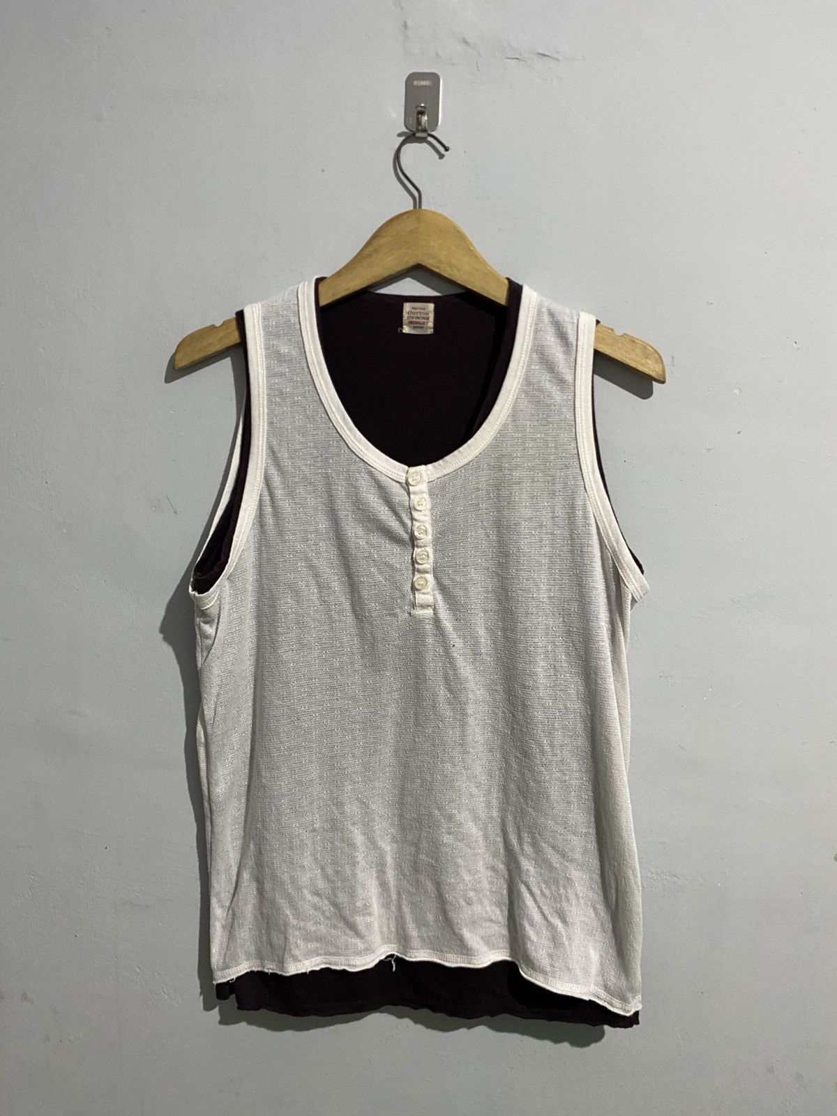 If Six Was Nine × Japanese Brand × Le Grande Bleu (L.G.B.) DTN VINTAGE double layers reversible tanktop Size US M / EU 48-50 / 2 - 1 Thumbnail