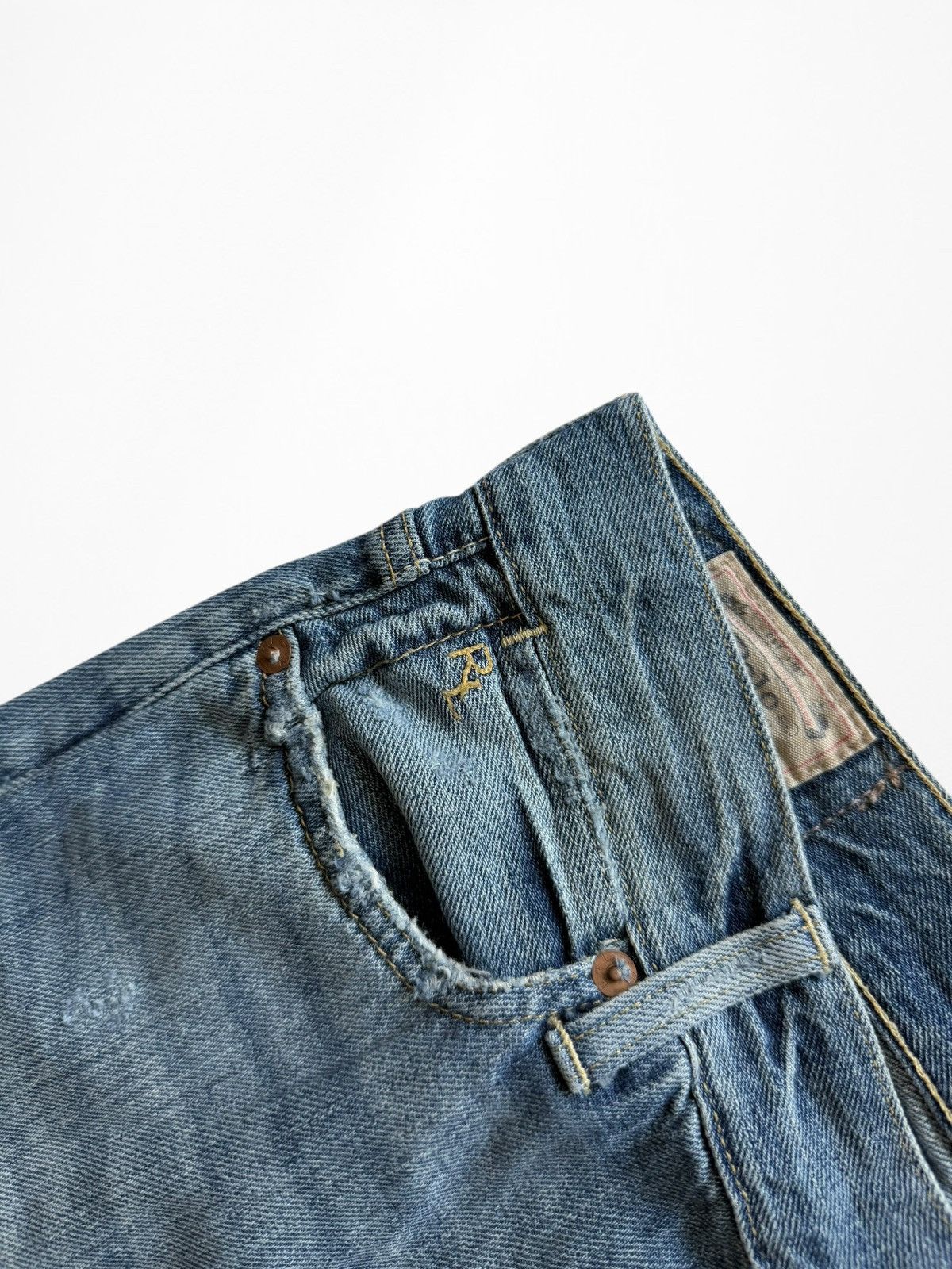 Polo Ralph Lauren Polo Ralph Lauren Boyfriend Slim Damaged Skinny jeans Size US 27 - 5 Thumbnail