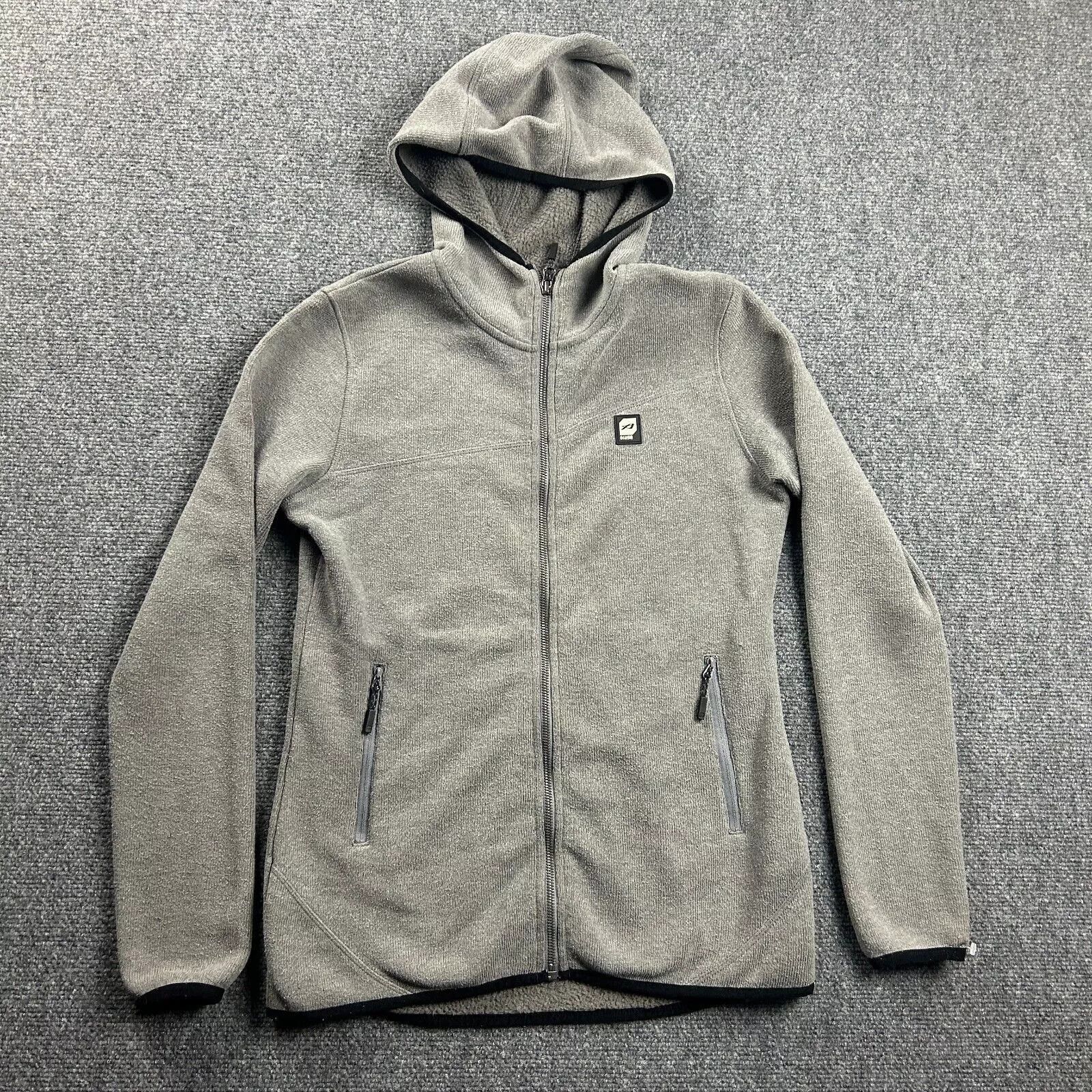 Orage Orage Jacket Womens Medium Gray Full Zip Hooded Fleece Size M / US 6-8 / IT 42-44 - 1 Thumbnail