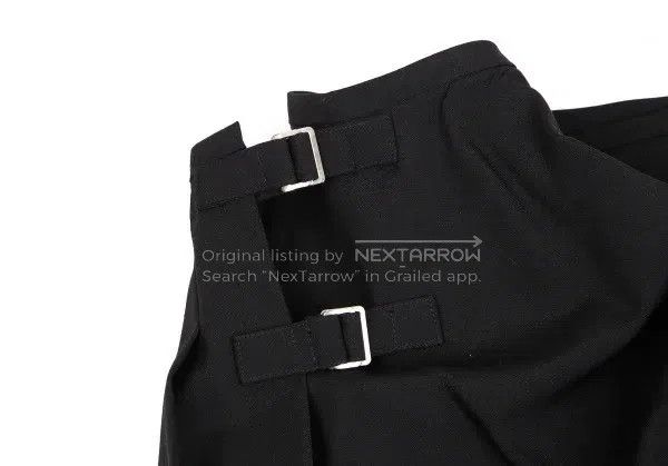 Comme des Garcons Comme Des Garcons size F Black Vintage Pleated Design Half Size 22" - 6 Thumbnail