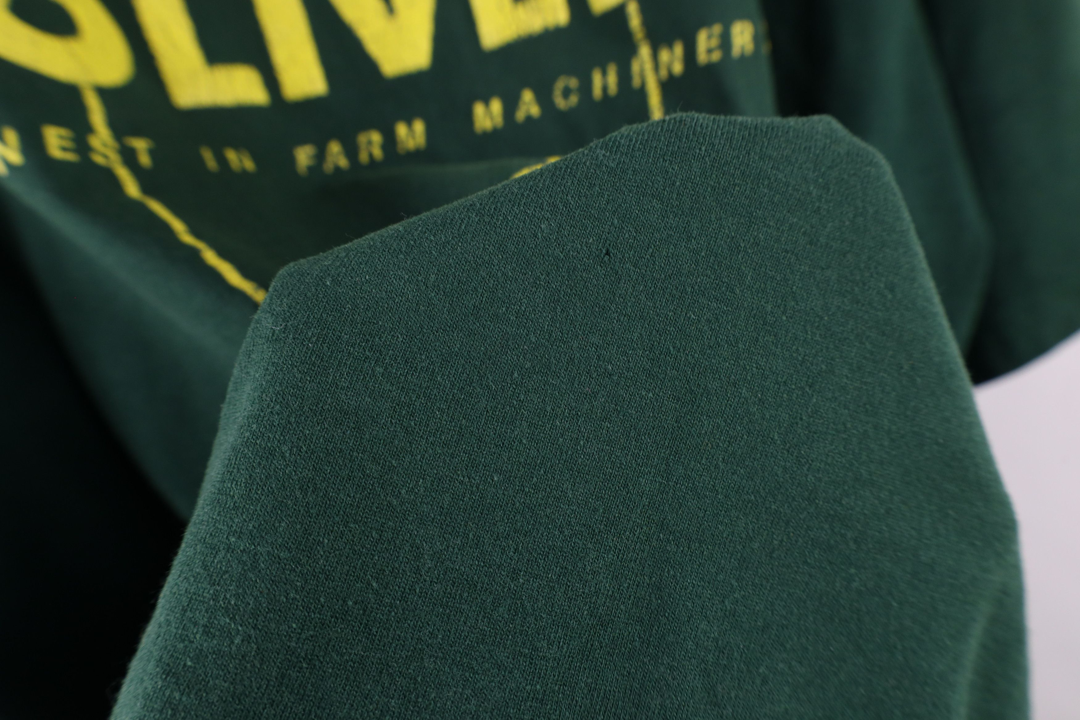 Vintage Vintage 90s Spell Oliver Farm Machinery T-Shirt Green USA Size US XL / EU 56 / 4 - 5 Thumbnail