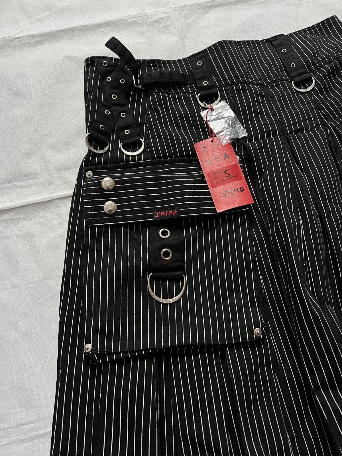 Tripp NYC Tripp NYC Black Super Kilt Goth Skirt Size 26" / US 2 / IT 38 - 7 Thumbnail