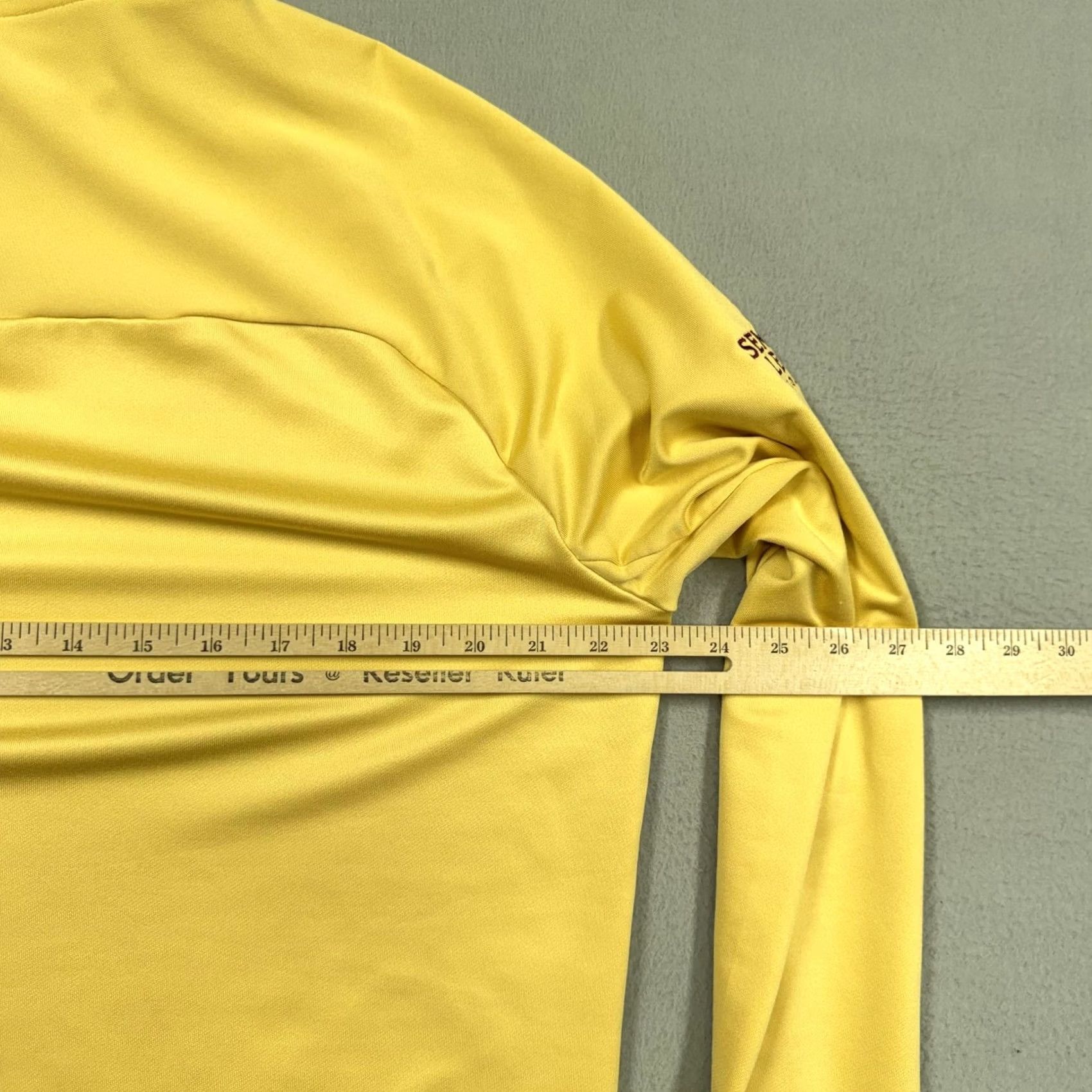 Nike Nike Sweatshirt Mens L Yellow Dri-FIT 1/4 Zip Golf Pullover Seminole Legacy Size US L / EU 52-54 / 3 - 5 Thumbnail