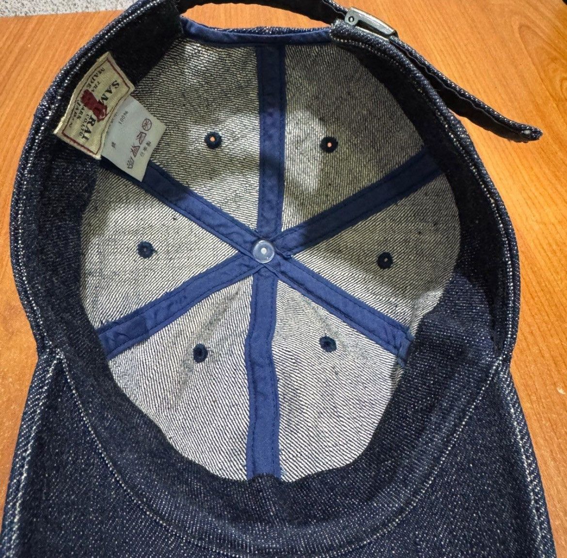 Samurai Jeans Authentic Samurai Jeans Denim Cap Size ONE SIZE - 6 Thumbnail