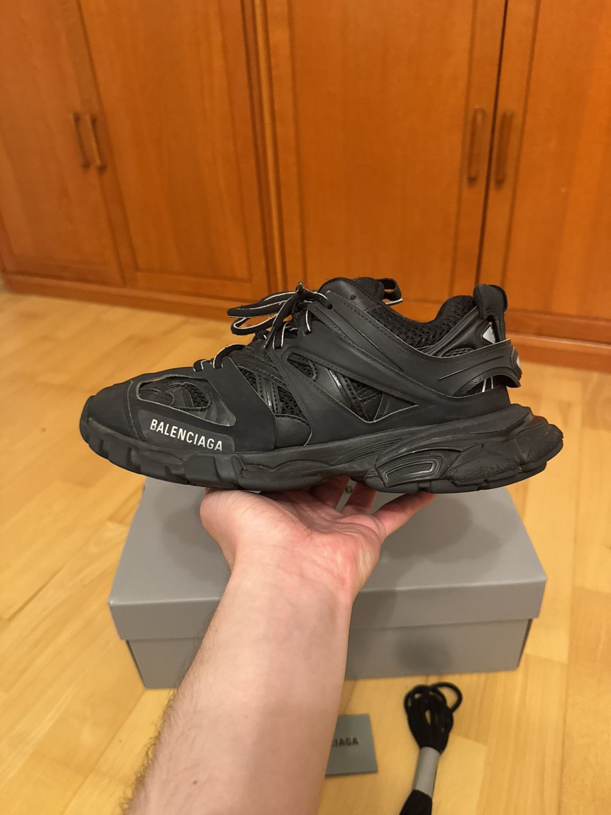 Balenciaga Balenciaga Track Triple Black Size US 7 / EU 40 - 2 Thumbnail
