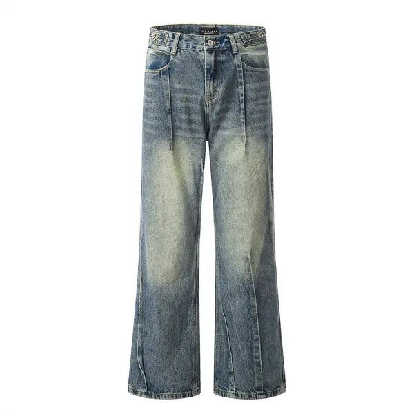 VIBE Men's hippie trend washed flared jeans Size US 32 / EU 48 - 1 Thumbnail