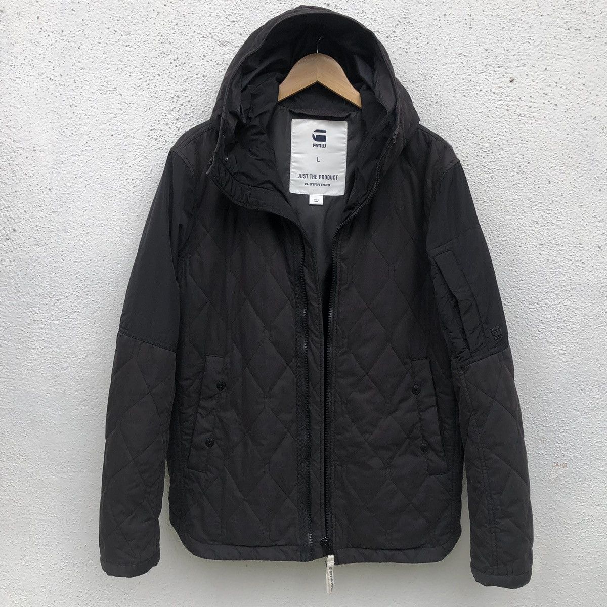 G-Star G-STAR RAW Quilted Hooded Long Jacket Men’s Size US L / EU 52-54 / 3 - 7 Thumbnail
