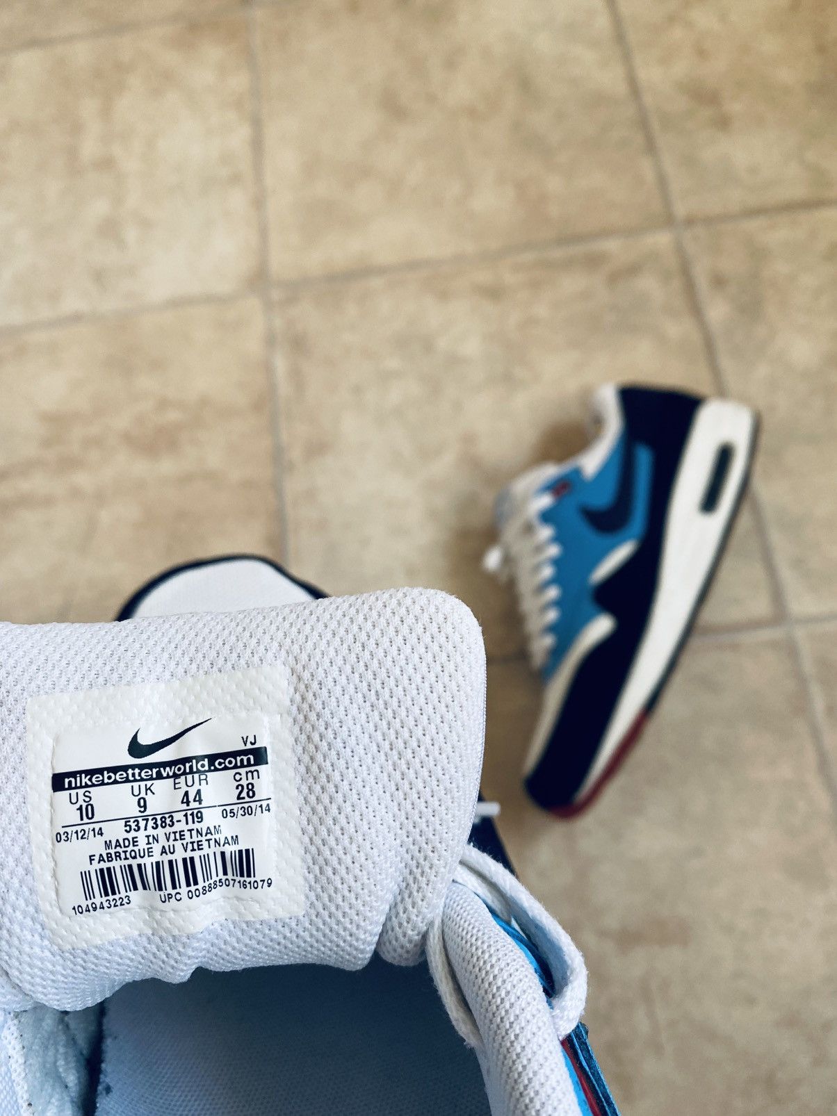 Nike × atmos NikeLab Air Max 1 Prm 2015 Size US 10 / EU 43 - 7 Thumbnail