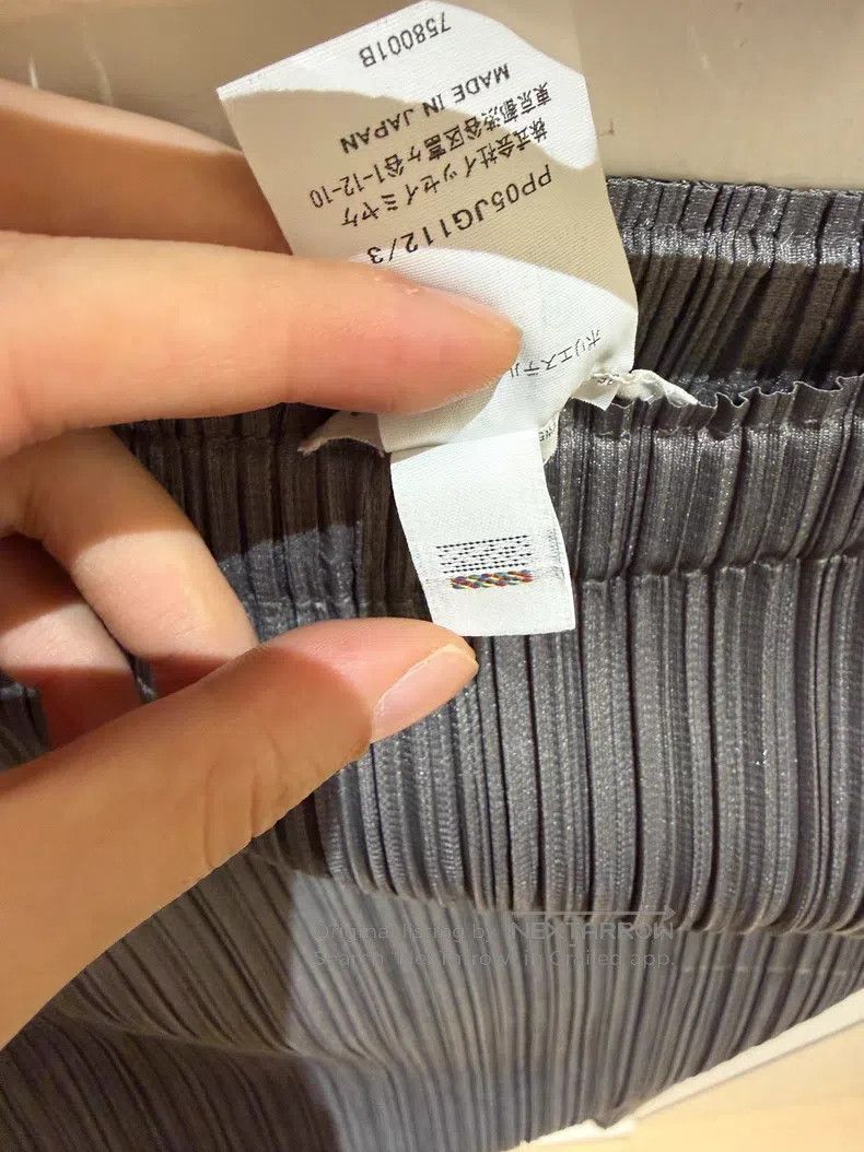Issey Miyake Issey Miyake size:3 Grey Midi Skirt Size 22" - 4 Thumbnail