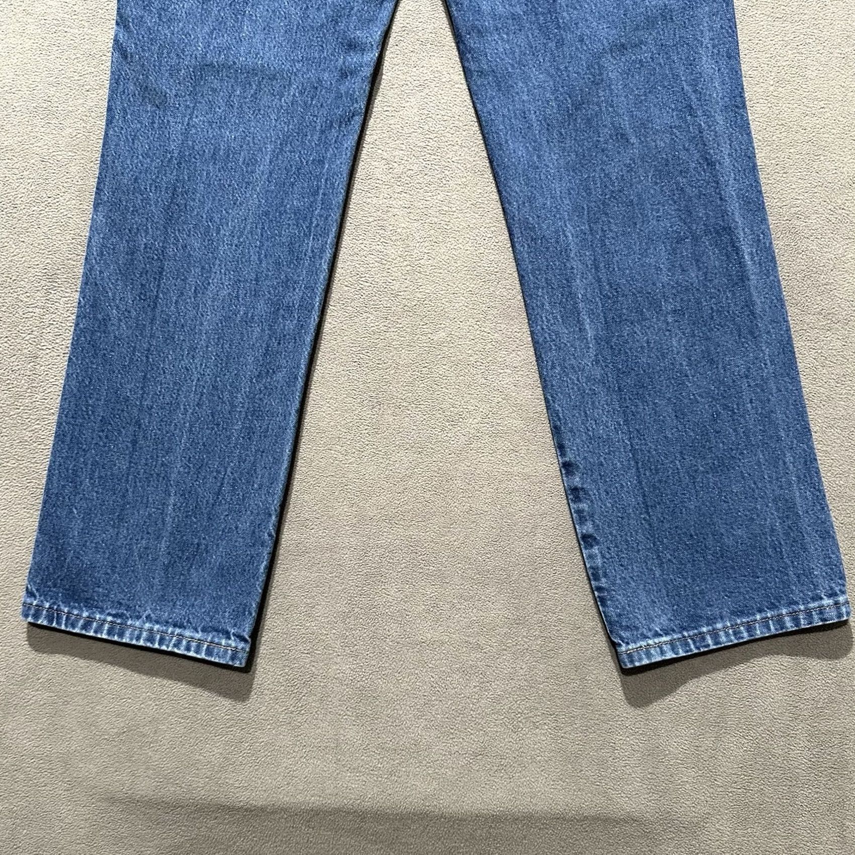 Wrangler VINTAGE Wrangler Jeans Men 33 Waist 30.5 Inseam Blue Denim Cowboy Cut Western 936PWD Size US 30 / EU 46 - 6 Thumbnail