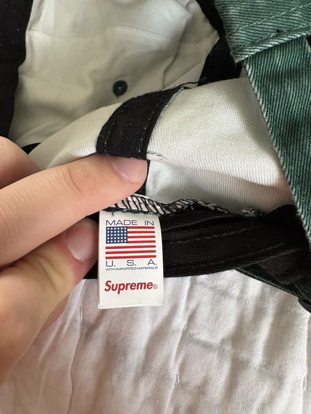 Supreme Supreme - Overdyed Green S logo cap Size ONE SIZE - 6 Thumbnail