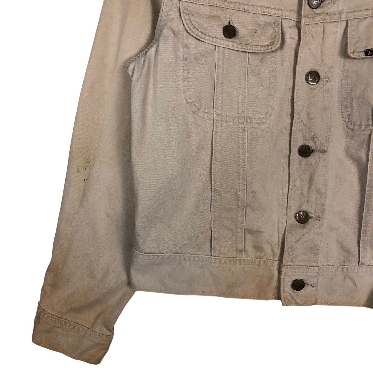 Japanese Brand 🔥Vintage Cropped Biker Trucker Jacket Lee Western Usa Size US M / EU 48-50 / 2 - 4 Thumbnail