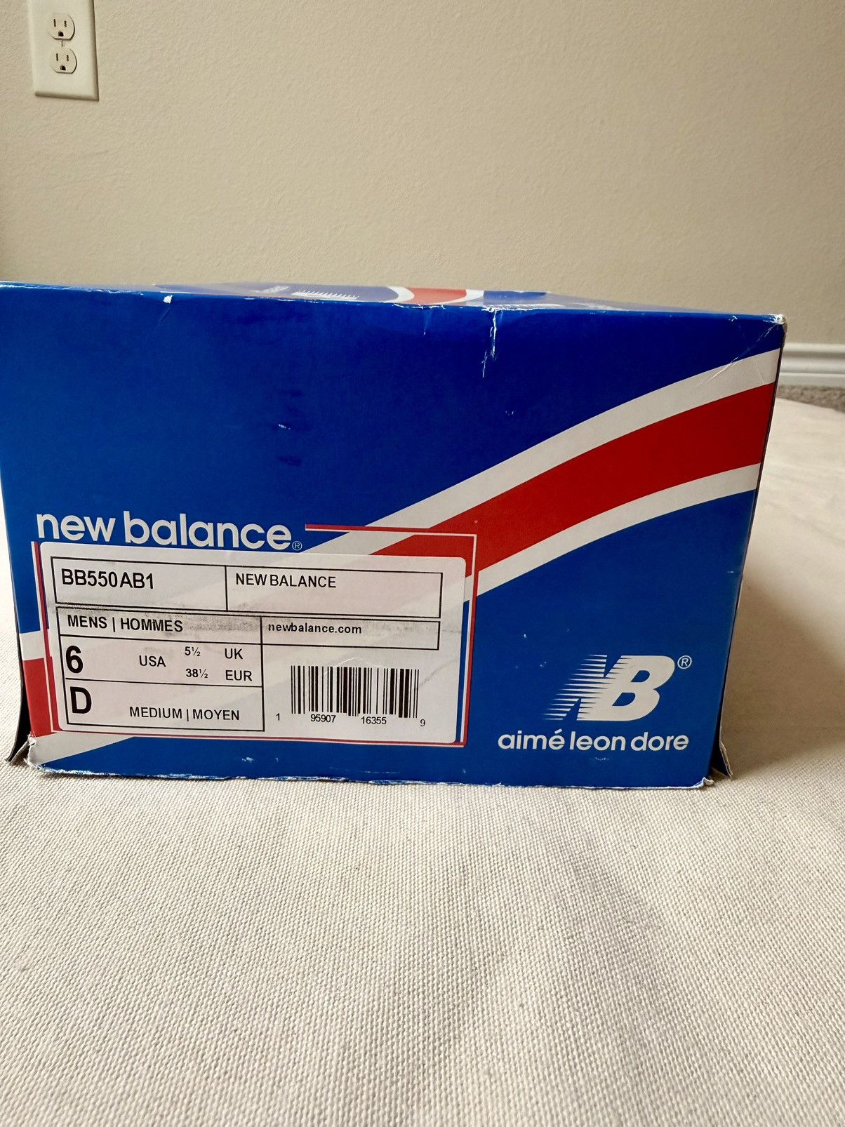 Aime Leon Dore × New Balance Aime Leon Dore x New Balance - White/Brown 550 - 6M Size US 6 / EU 39 - 8 Thumbnail