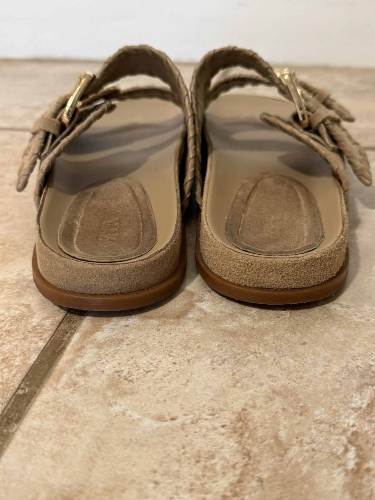 Zara Zara suede flat Sandals Size US 9 / IT 39 - 6 Thumbnail