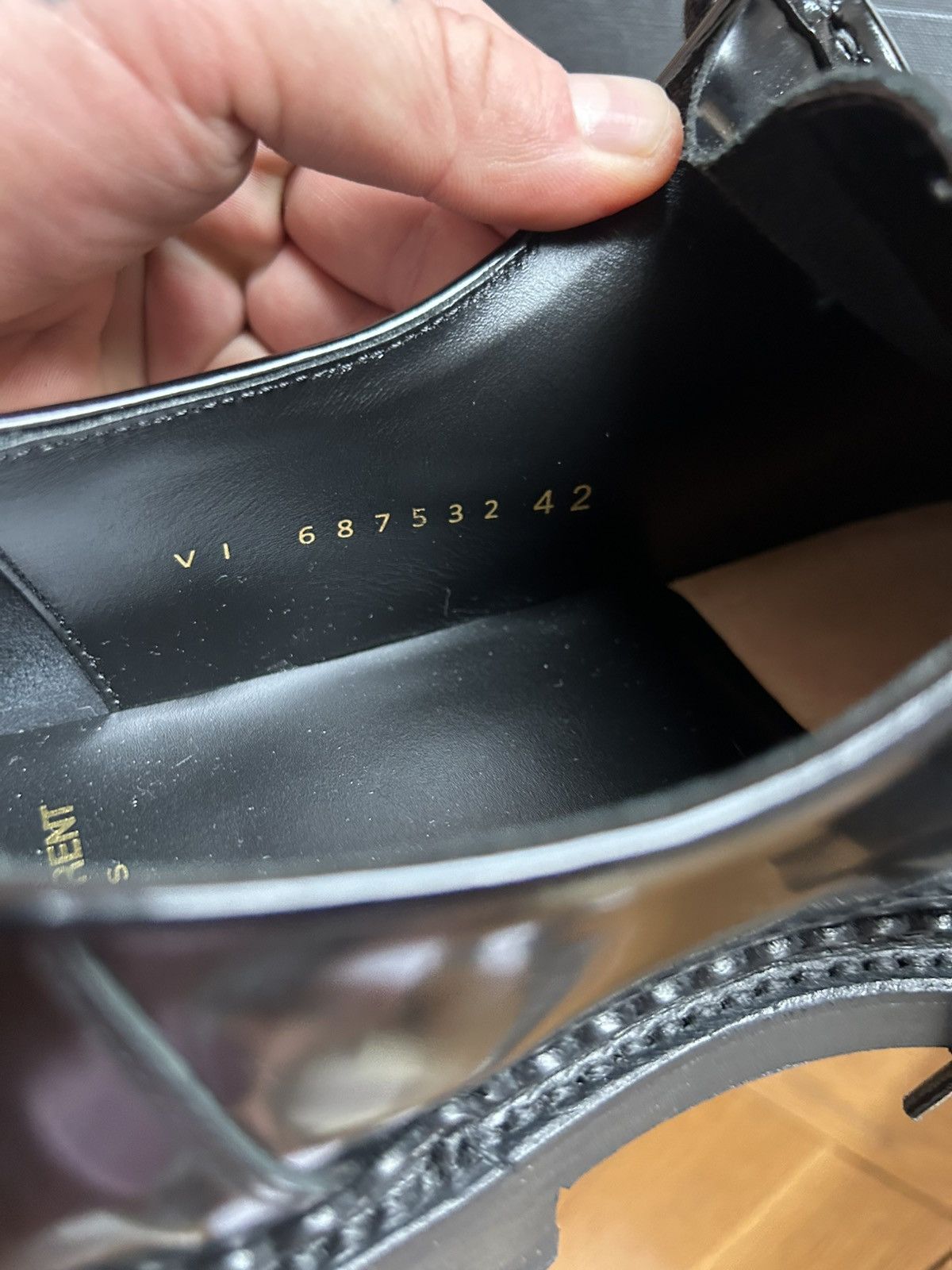 Saint Laurent Paris SAINT LAURENT Derby shoes Size US 8.5 / EU 41-42 - 5 Thumbnail