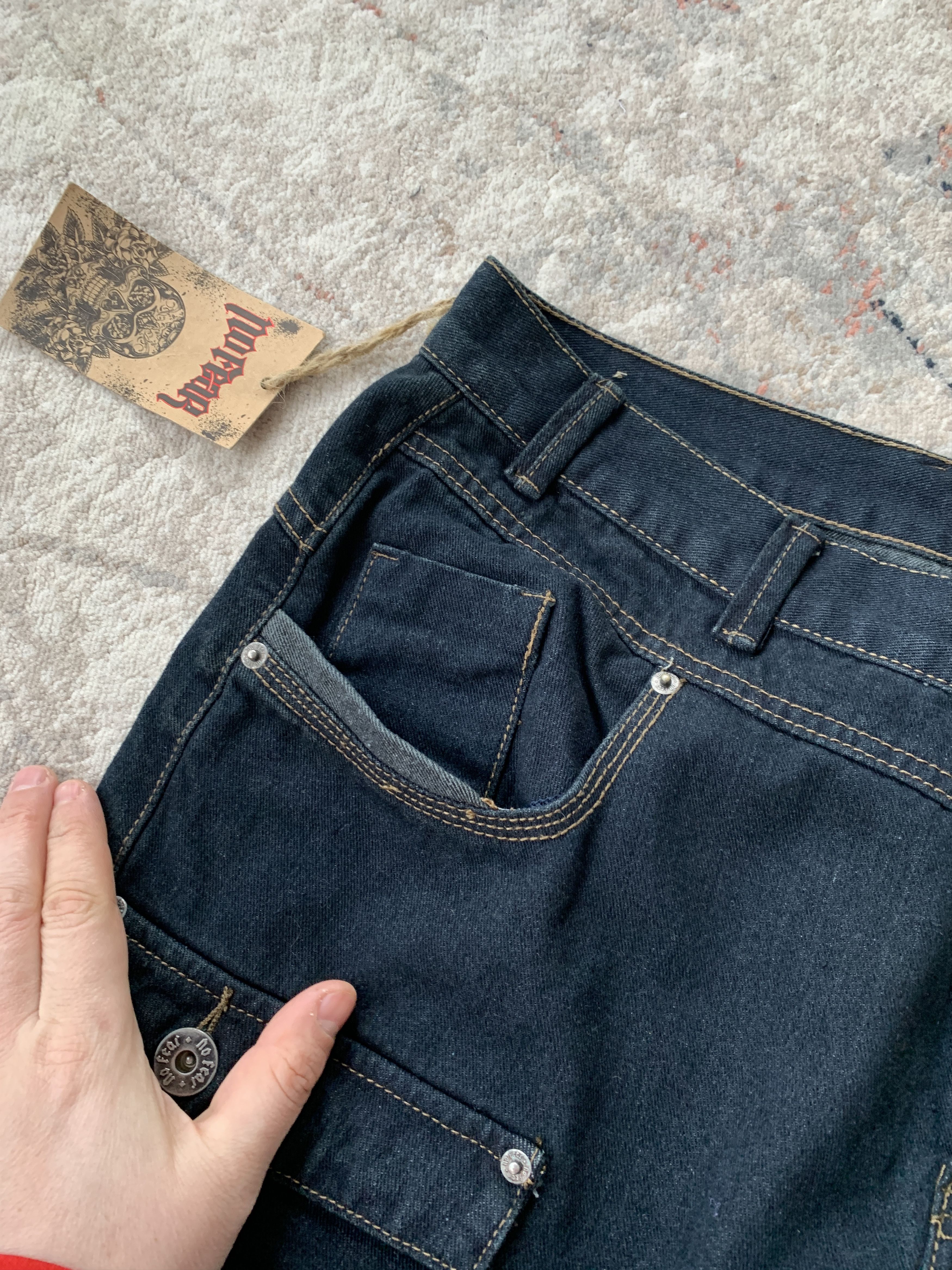 No Fear × Vintage Vintage No Fear Denim Pants Size US 38 / EU 54 - 3 Thumbnail