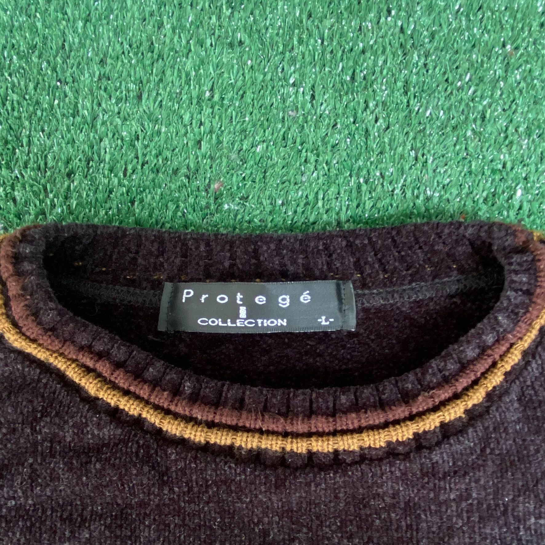 Protege Vintage 90s Coogi Style Sweater Knit Cosby Biggie Geometric Size US L / EU 52-54 / 3 - 4 Thumbnail