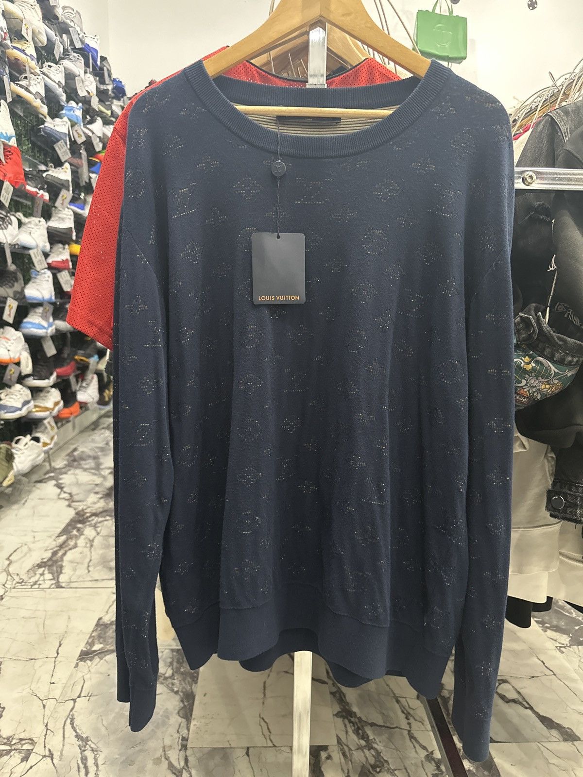 Louis Vuitton Louis Vuitton Monogram Knit Size US XL / EU 56 / 4 - 1 Thumbnail