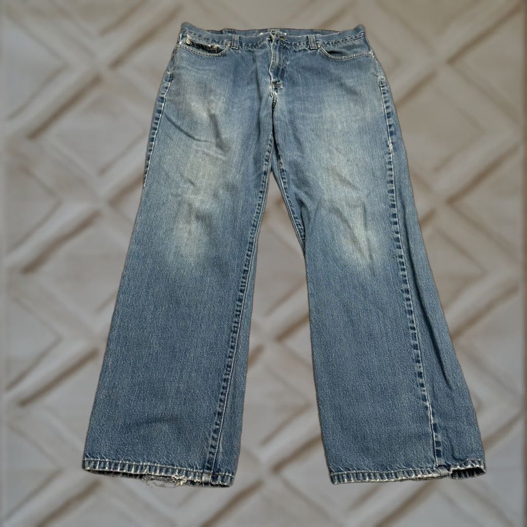 Vintage VINTAGE L.L. Bean Jeans Denim Regular Fit 36x29.5 Men Blue Cotton 90s USA Mens Size US 36 / EU 52 - 1 Thumbnail