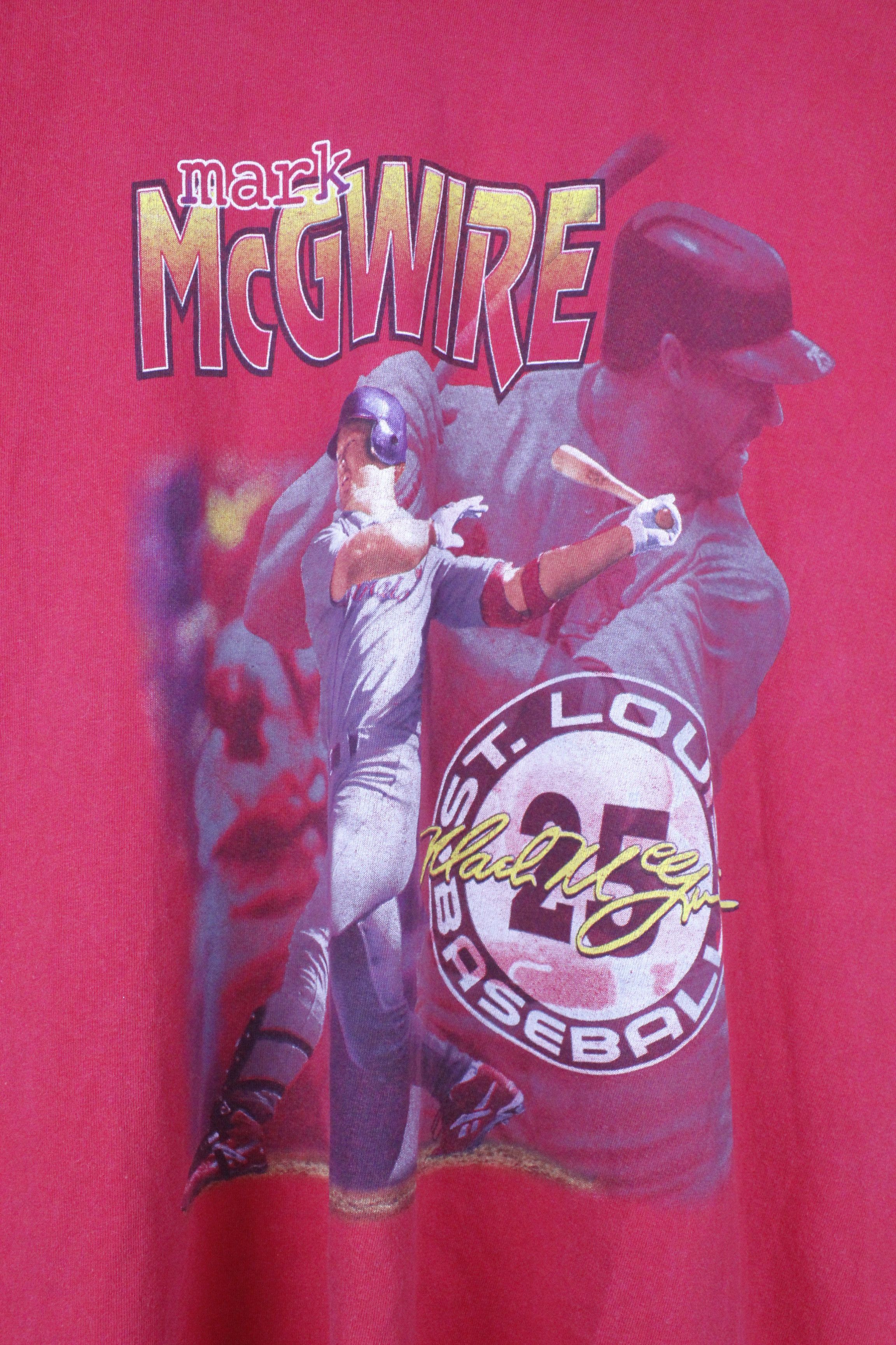 Japanese Brand × Vintage Vintage St. Louis Baseball Mark McGwire Graphic T-shirt Size US XL / EU 56 / 4 - 3 Thumbnail