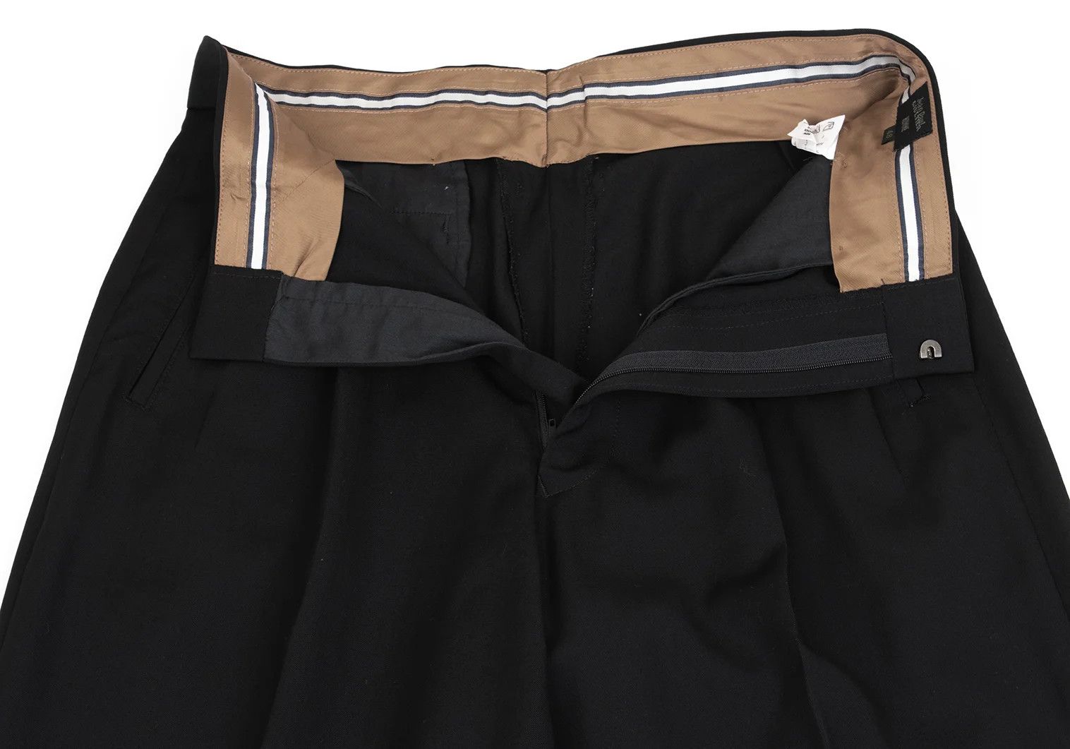 Jean Paul Gaultier Wool Gabardine Trousers in Black, Size 48 Size US 32 / EU 48 - 6 Thumbnail