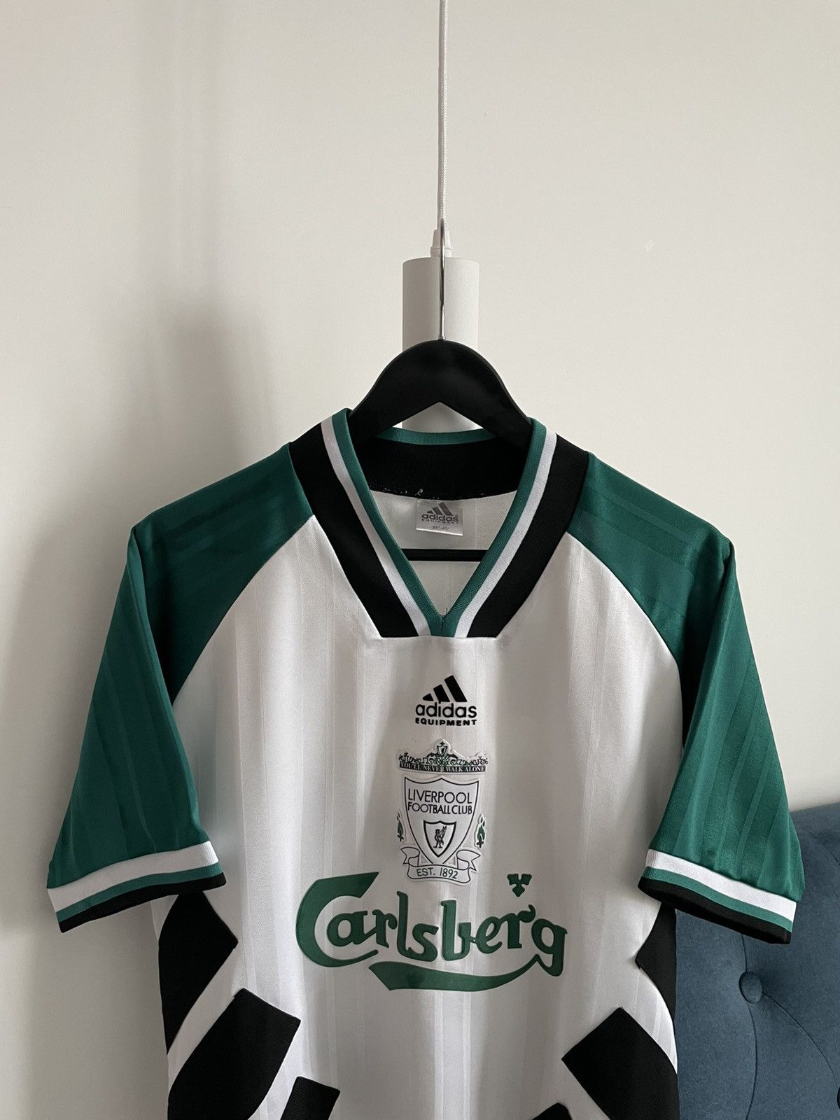 Adidas Vintage Adidas Liverpool 1993/1995 Away Jersey #23 Fowler Size US M / EU 48-50 / 2 - 5 Thumbnail