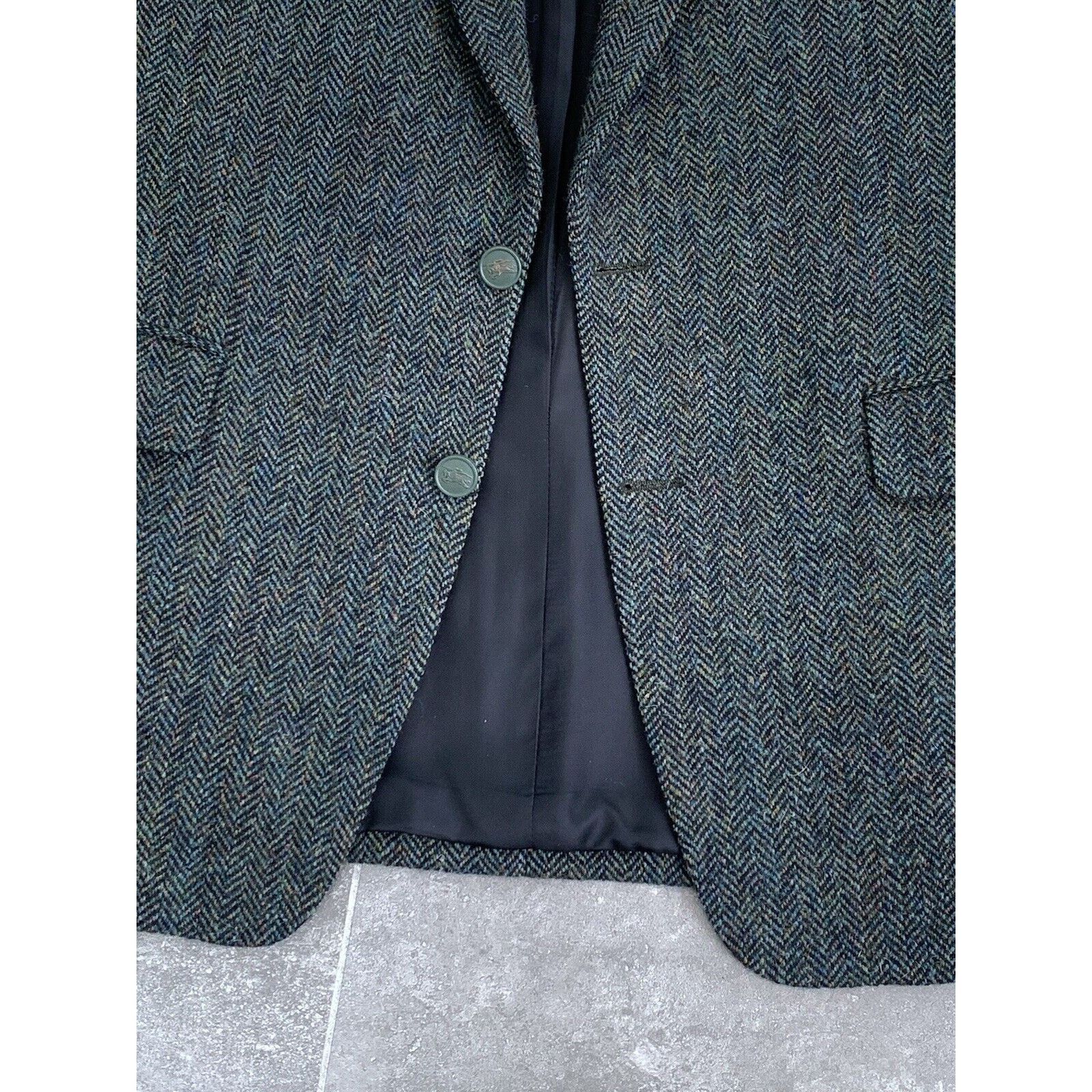 Burberry × Harris Tweed Men's BURBERRYS' HARRIS TWEED Sport Blazer Jacket Coat EU 52 Size 52R - 17 Thumbnail