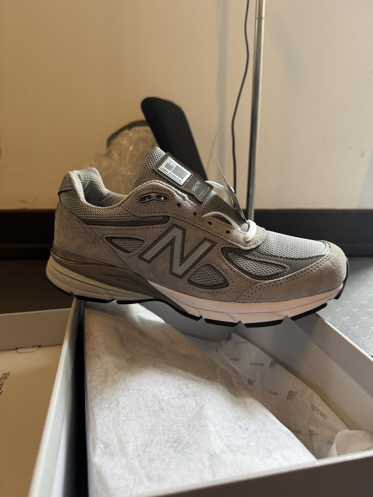 New Balance New Balance Unisex made in USA 990v4 Core grey Size US 8.5 / EU 41-42 - 4 Thumbnail