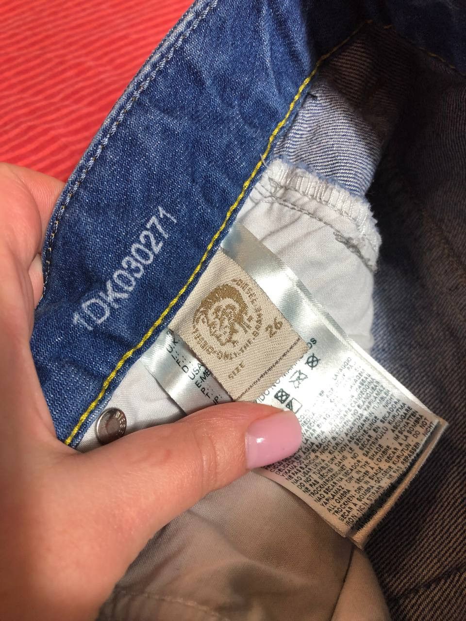 Diesel × Vintage Vintage Y2K Diesel Washed Distressed Denim Jeans Slim Size US 26 / EU 42 - 7 Thumbnail