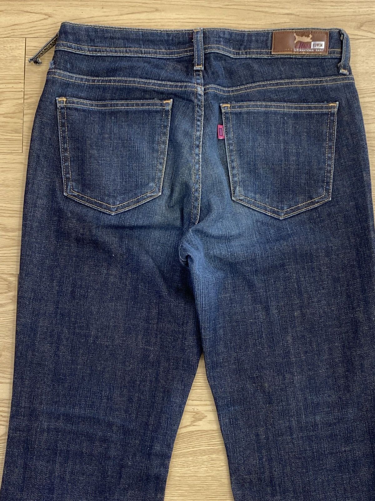 Edwin Miss Edwin Blue Wash Style Flare Jeans Size 26" / US 2 / IT 38 - 3 Thumbnail