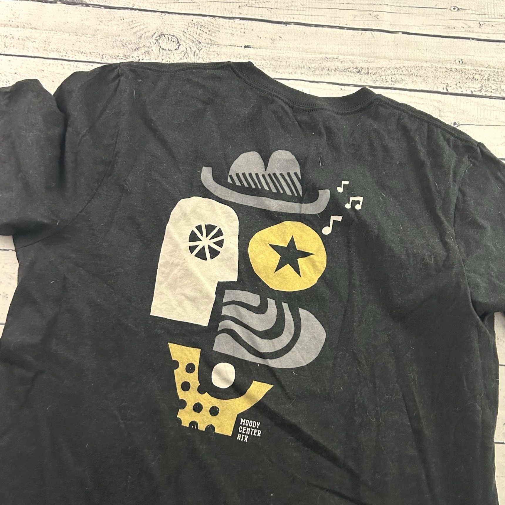 Vintage Moody Center ATX Short Sleeve T Shirt Men Large Black Size US L / EU 52-54 / 3 - 4 Thumbnail