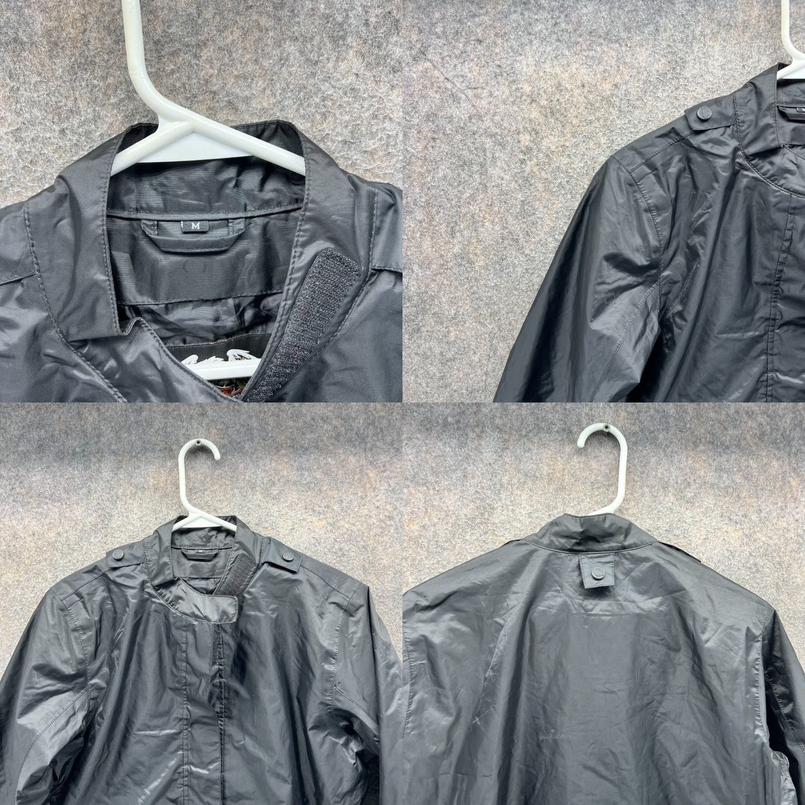 Harley Davidson VTG Harley-Davidson Jacket Women Medium Black Nylon Windbreaker American Biker Long Sleeve Motorcycle Size M / US 6-8 / IT 42-44 - 8 Thumbnail