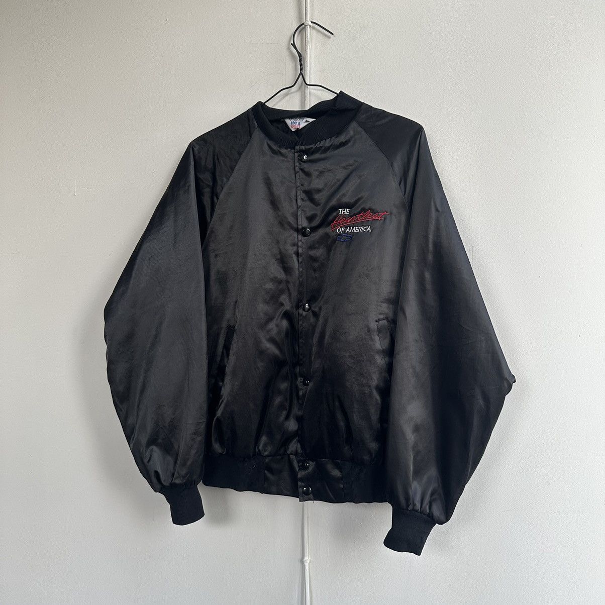 Chevrolet × Vintage Chevrolet Heartbeat of America light bomber jacket vintage Size US M / EU 48-50 / 2 - 13 Thumbnail